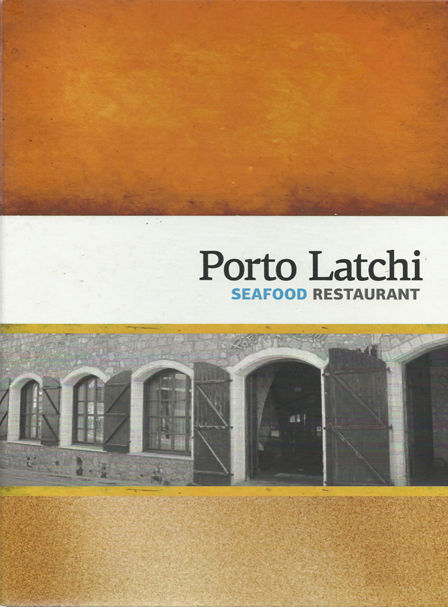 Porto Latchi Restaurant Food Menu Page 1 0f 14